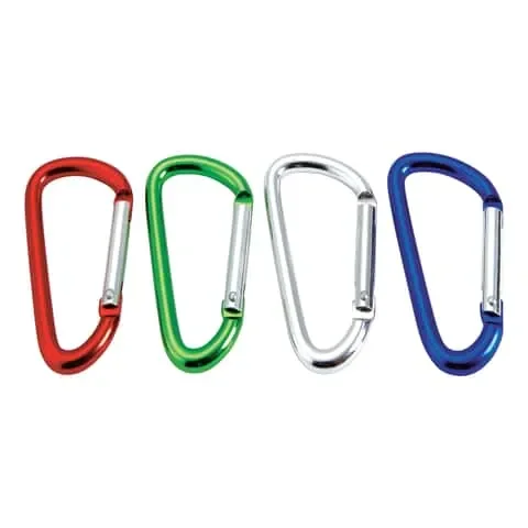 Home Plus Aluminum Assorted D Carabiner