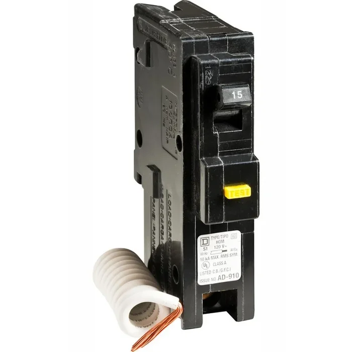 Homeline 15 Amp Single-Pole GFCI Circuit Breaker