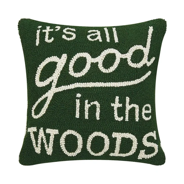 Hook Pillow – All Good in the Woods