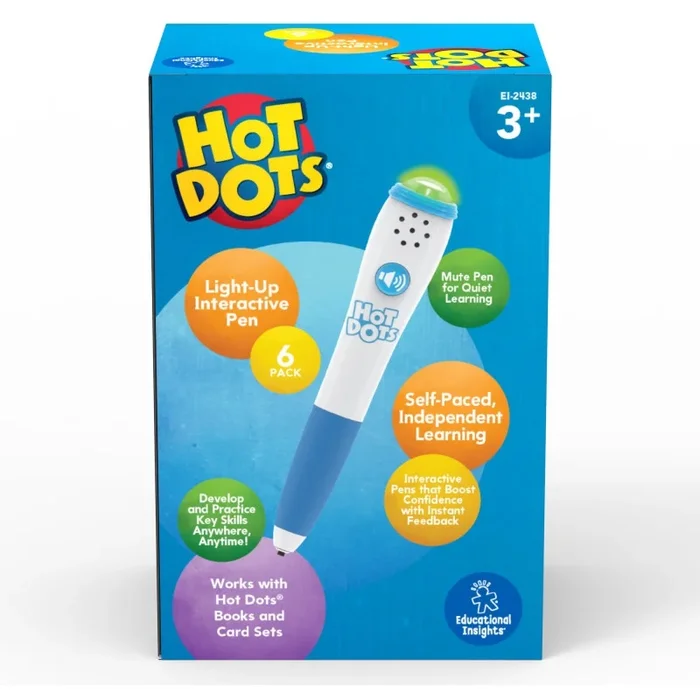 Hot Dots Light-Up Interactive Pen 6/Pk
