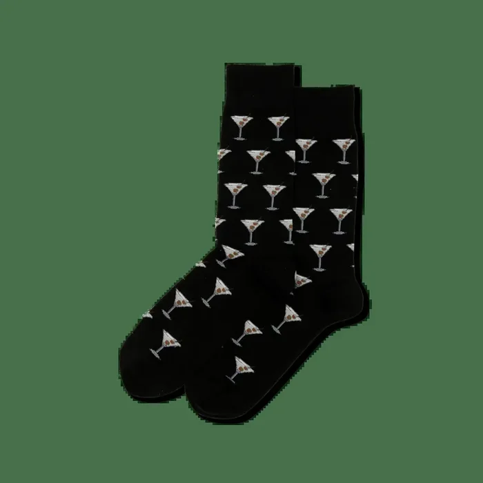 Hot Sox – Men’s Crew Socks – Martini