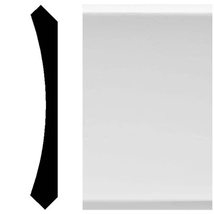 HOUSE OF FARA 8841 3/4 in. x 5-1/4 in. x 96 in. MDF Crown Moulding