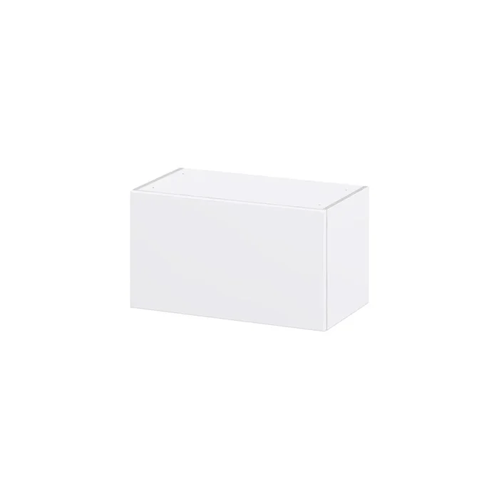 Hugo&Borg Lasalle 27-in W x 15-in H x 14-in D Bright White Slab Wall Fully Assembled Cabinet (Flat Panel Slab Door Style)