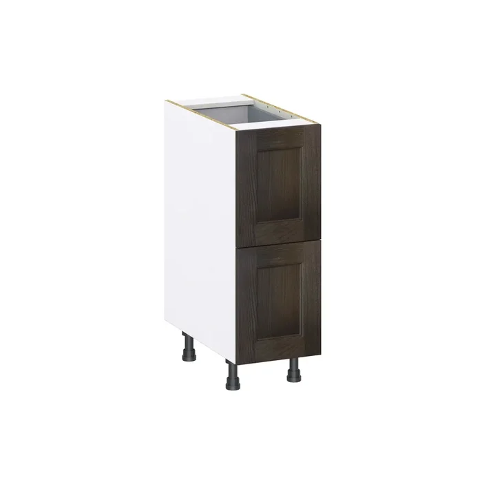 Hugo&Borg Montclaire 12-in W x 34.5-in H x 24-in D Wood 3-Drawer Base Fully Assembled Cabinet (Recessed Panel Style)