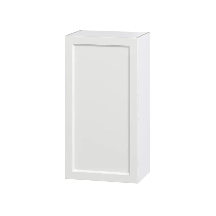 Hugo&Borg Riviera 21-in W x 40-in H x 14-in D Bright White Wall Fully Assembled Cabinet (Recessed Panel Shaker Door Style)