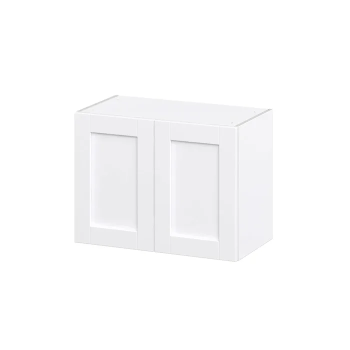 Hugo&Borg Rosemont 27-in W x 20-in H x 14-in D Glacier White Wall Fully Assembled Cabinet (Recessed Panel Shaker Door Style)