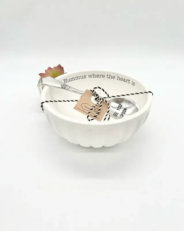 Hummus Bowl With Spoon