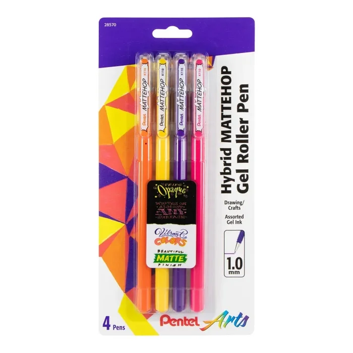 Hybrid Mattehop Gel Pen Color Oypv 4 Color Set