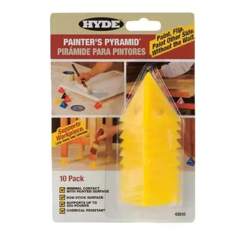 Hyde 2-1/2 in. W Yellow Plastic Painter’s Pyramid Work Supports