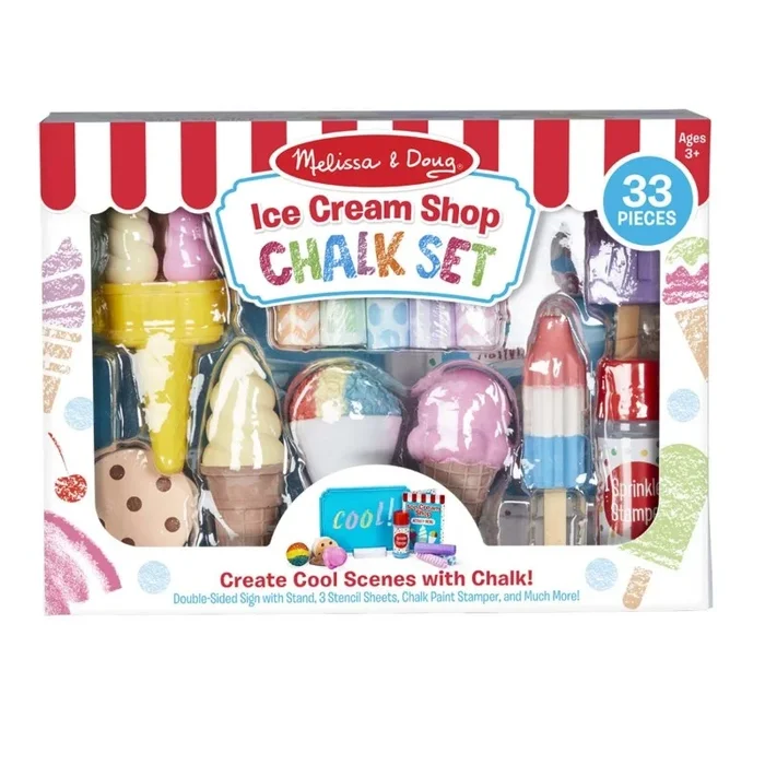 Ice Cream Shop Chalk Set