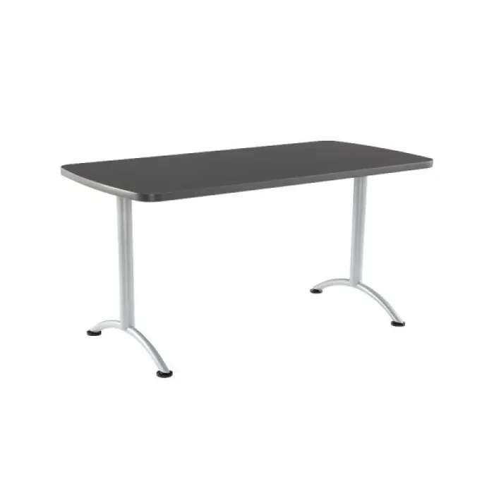 Iceberg Indestructable Too Utility Table Top, Rectangle, Gray Walnut