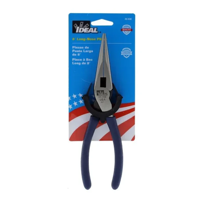IDEAL 8.5-in Electrical Long Nose Pliers with Wire Cutter