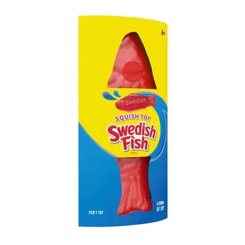 Incredible Novelties Swedish Fish Squishy Toy Red