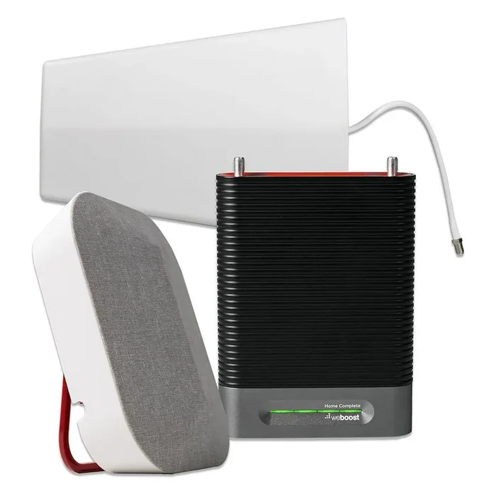 Installed Home Complete Cellular Phone Signal Booster, White