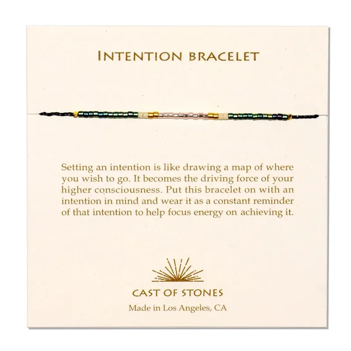 Intention Bracelet – Patina and Pink