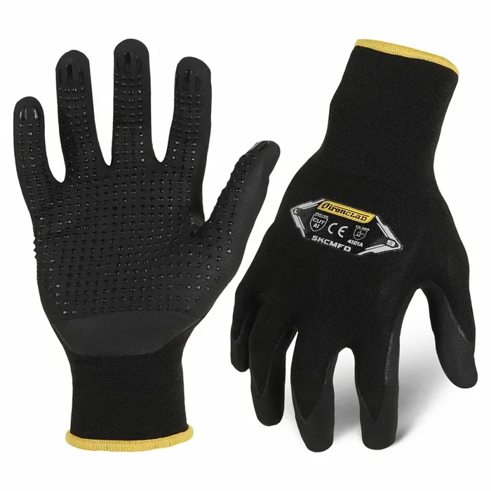 IRONCLAD COMMAND™ Knit Work Gloves 2XL – Nitrile Palm Dotted Work Gloves