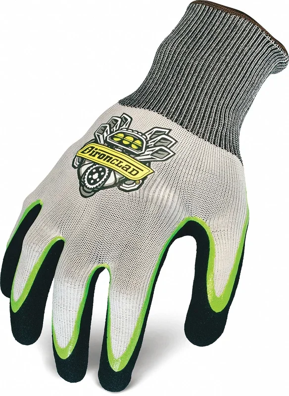 IRONCLAD Hydro Series Sandy Nitrile Double Dipped Gloves, Small