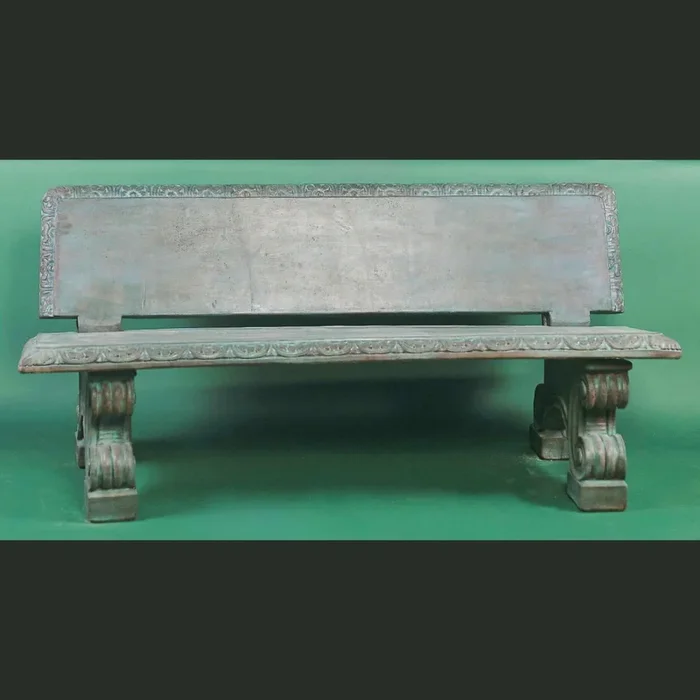 Italian Concrete Garden Bench – Giannini #510 / #510L