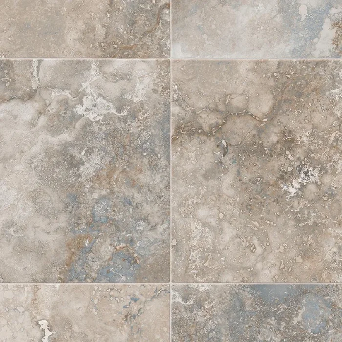 IVC Kara Medium Grey Residential Vinyl Sheet, Sold by 13.2 ft. Wide x Custom Length