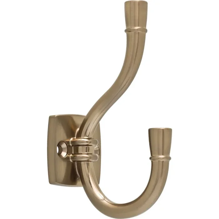 Izak 4-1/3 in. Champagne Bronze Coat Hook