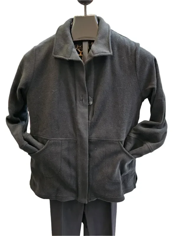 Jacket 2 Pocket Long Sleeve Black Women’s 373bk
