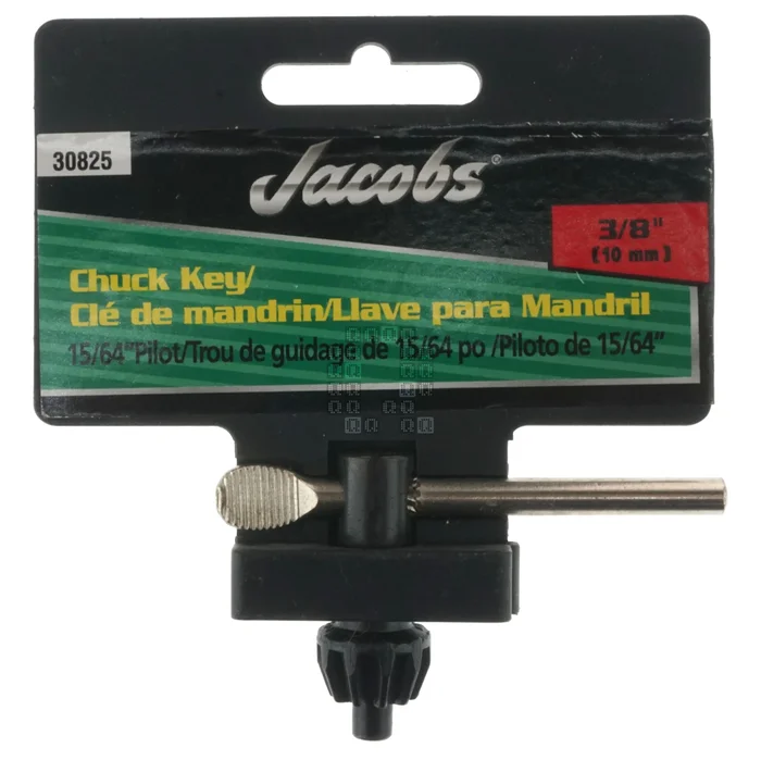 Jacobs 30825 3/8″ (10mm) Jacobs Chuck Key, 15/64″ Pilot