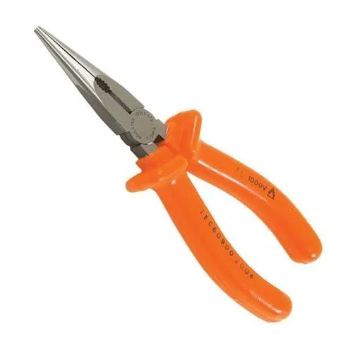 Jameson 8-in Insulated Electrical Long Nose Pliers with Wire Cutter