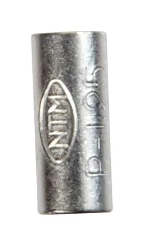 Jandorf 22-18 Ga. Uninsulated Wire Terminal Parallel Splice Silver 5 pk