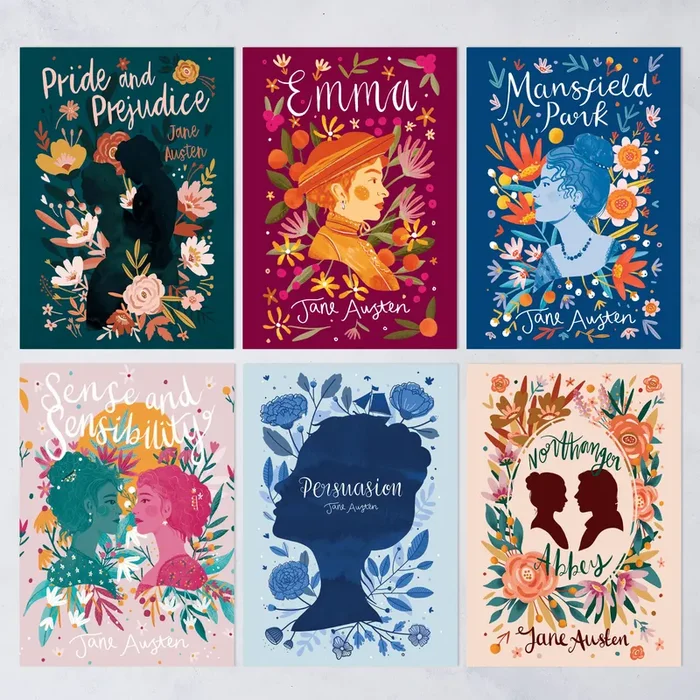 Jane Austen Cover Postcards – Set of 12
