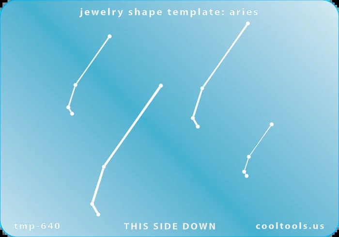 Jewelry Shape Template – Aries