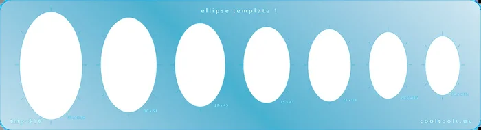 Jewelry Shape Template – Ellipse 1