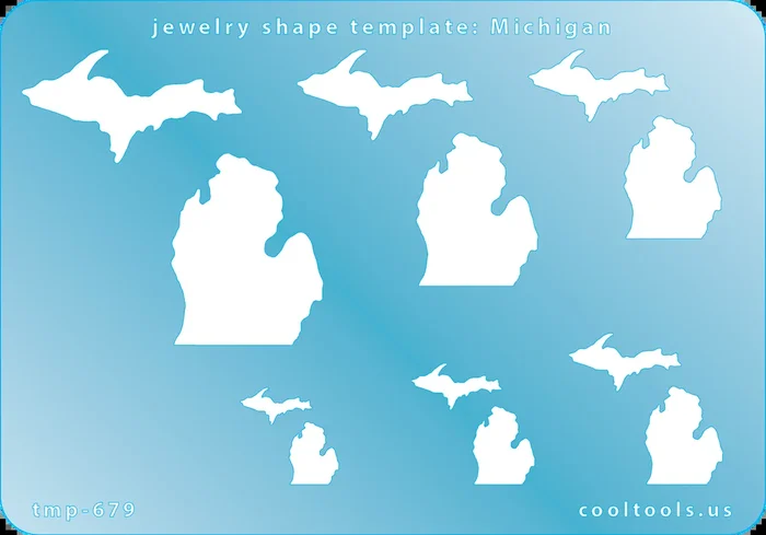 Jewelry Shape Template – Michigan