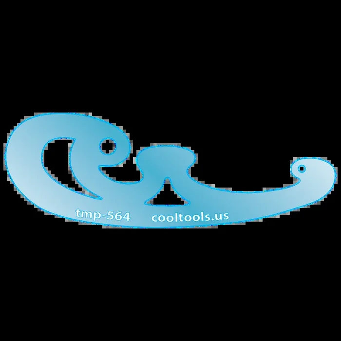 Jewelry Shape Template – Mini French Curve 04