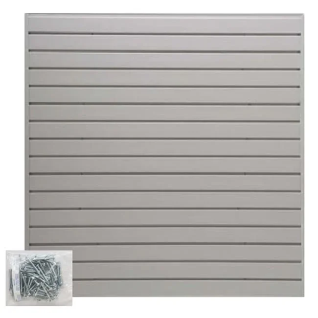 Jifram Easy Living 01000021 EasyWall Slatwall Kit, Light Gray