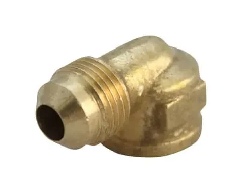 JMF Company 1/2 in. Flare X 3/4 in. D FPT Brass 90 Degree Elbow