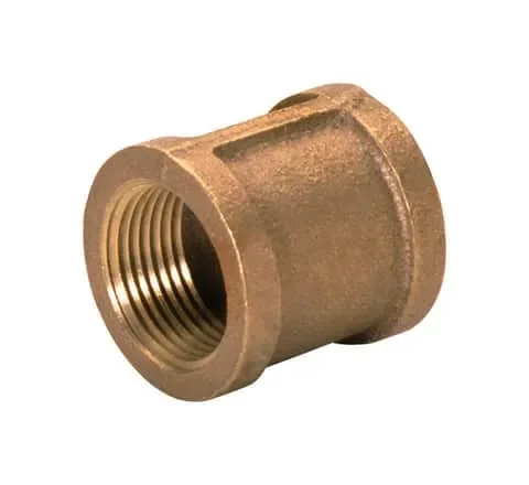 JMF Company 2 in. Female X 1-1/2 in. D FPT Red Brass Coupling