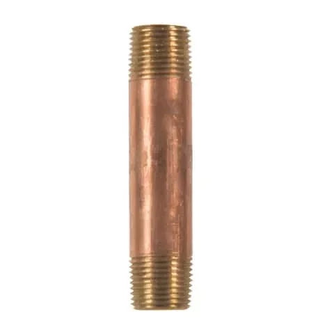 JMF Company 3/8 in. MPT X 3/8 in. D MPT Brass Nipple 3 in. L