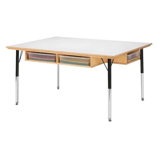 Jonti-Craft Table With Storage – 24″ – 31″ Ht – Without Paper-Trays