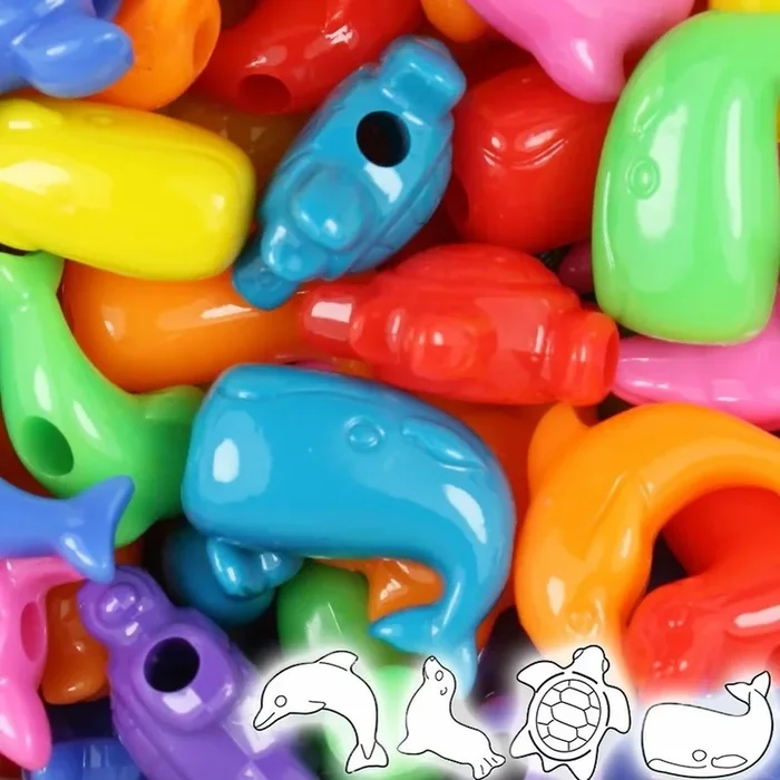 Jumbo Beads – Marine Life – Circus Multi-color