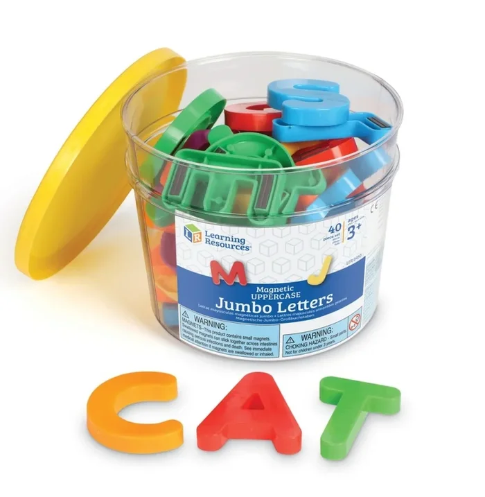 Jumbo Magnetic Uppercase Letters And Numbers