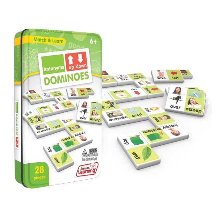 Junior Learning Antonyms Dominoes: Educational Toy for Kids