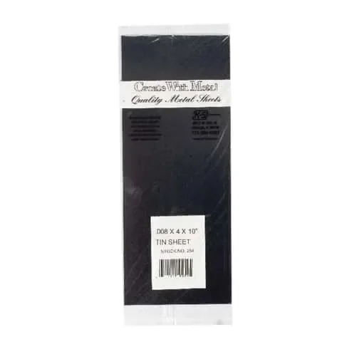 K&S 0.008 in. X 4 in. W X 10 in. L Tin Sheet Metal