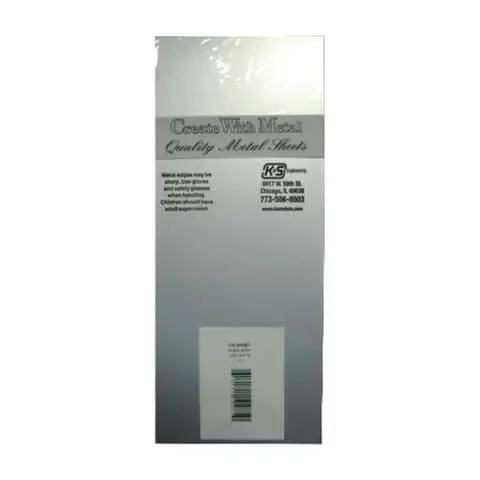 K&S 0.013 in. X 4 in. W X 10 in. L Tin Sheet Metal