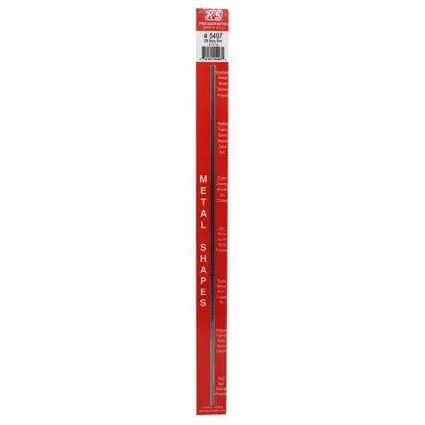 K&S .039 in. D X 1 ft. L Steel 22 Ga. Music Wire