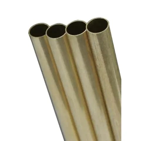 K&S 7/16 in. D X 36 in. L Round Brass Tube 4 pk