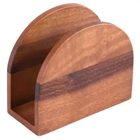 Kalmar Home Napkin Holder Acacia Wood Brown
