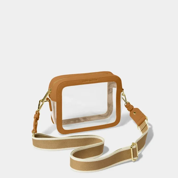 Katie Loxton – Clear Camera Bag – Tan
