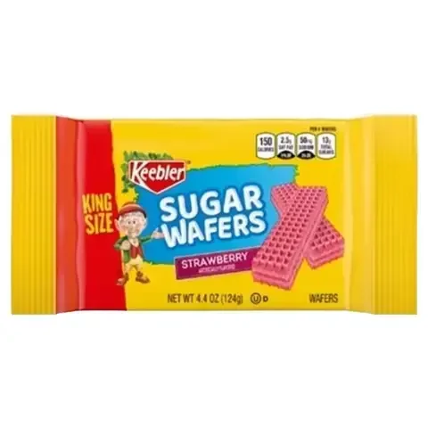 Keebler Strawberry Sugar Wafers 4.4 oz Packet