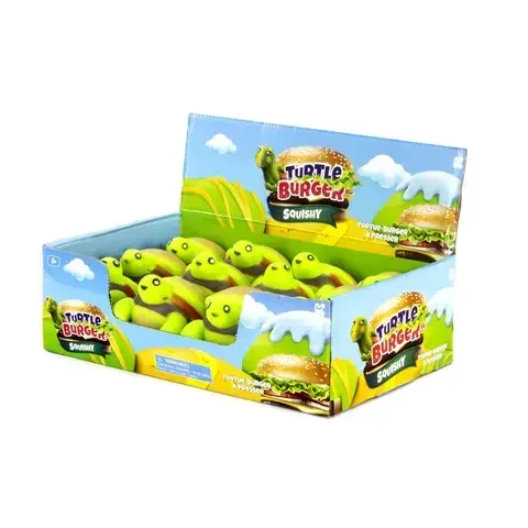Keycraft Turtle Burger Squishy Toy Multicolored