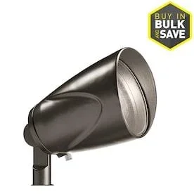 Kichler 400 5-Watt Olde Bronze Low Voltage Hardwired LED Landscape Flood Light